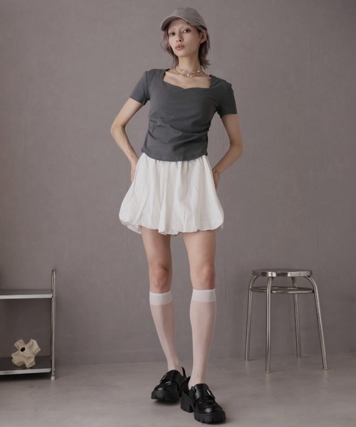 「Ulysses」 「Doula Doula」半袖Tシャツ L ダークグレー レディース_画像4