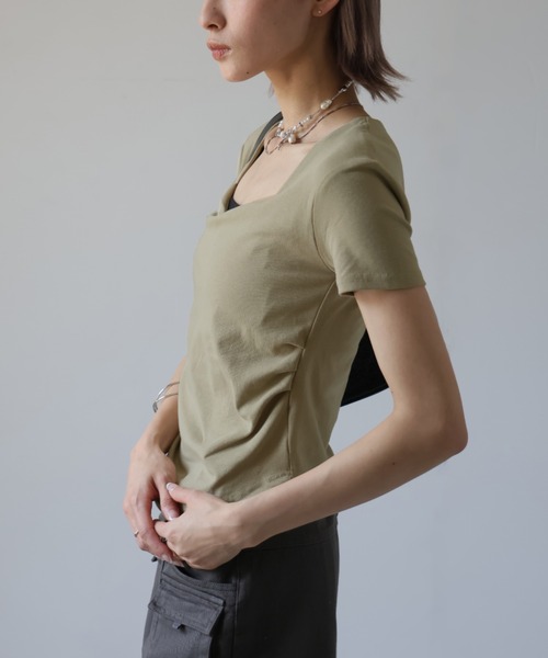 「Ulysses」 「Doula Doula」半袖Tシャツ L ダークグレー レディース_画像9