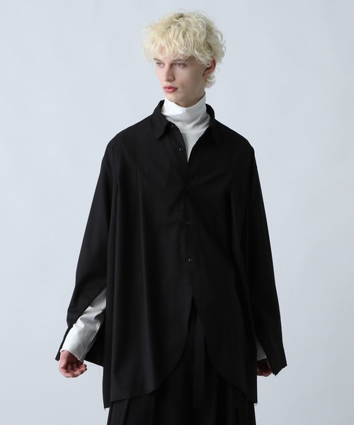 HARE（ハレ） シャツ 「SET UP対応」YOSEロングシャツ(HARE) メンズ