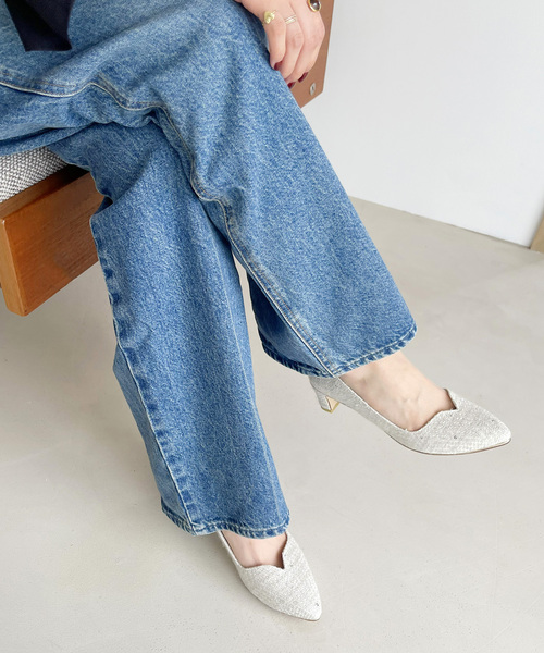 LE TALON（ル タロン） パンプス 「追加」5cmコウブカメタルライン