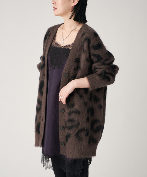 極美品✨VERMEIL per iena ラクーンファーロングカーディガン　暖か 極美品✨VERMEIL per iena ラクーンファーロングカーディガン 暖か