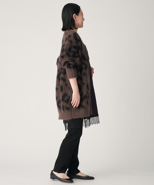 極美品✨VERMEIL per iena ラクーンファーロングカーディガン　暖か 極美品✨VERMEIL per iena ラクーンファーロングカーディガン 暖か