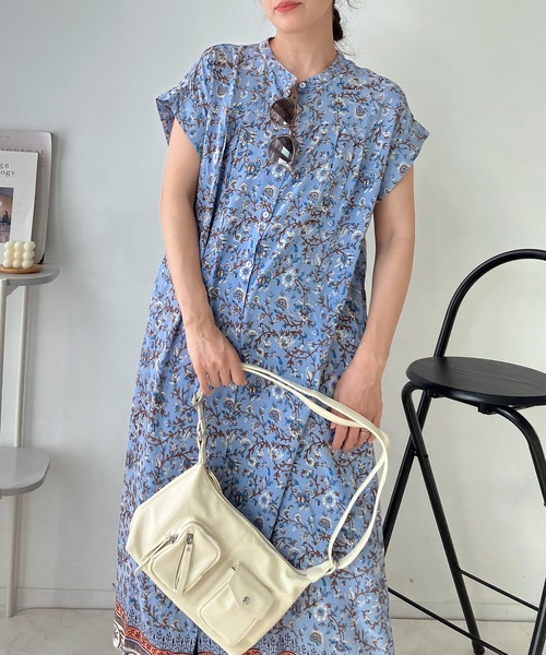 「AS KNOW AS plus」 「AS KNOW AS」半袖ワンピース FREE グレー系その他 レディース_画像7