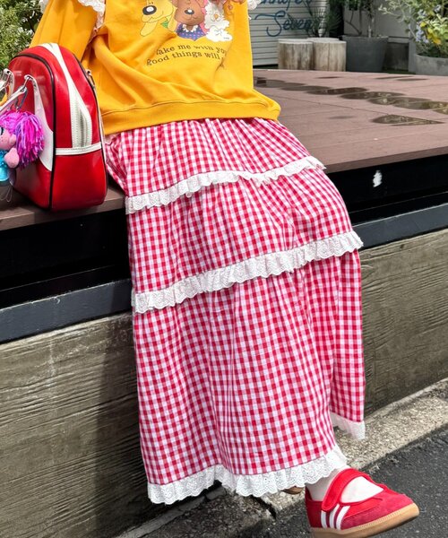 w closet（ダブルクローゼット） スカート 「あみこ企画」フリフリ