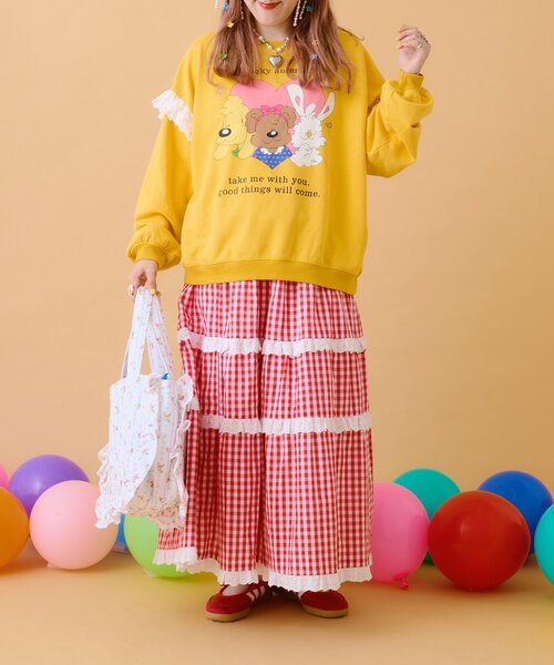 w closet（ダブルクローゼット） スカート 「あみこ企画」フリフリ