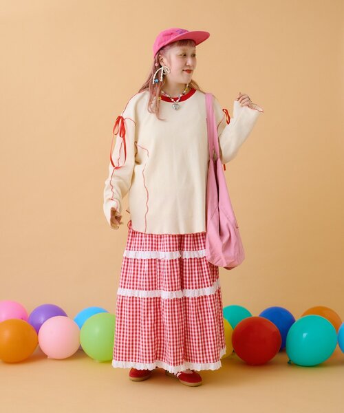 w closet（ダブルクローゼット） スカート 「あみこ企画」フリフリ