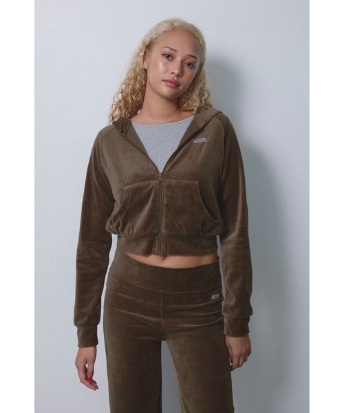 ALEXIA STAM（アリシアスタン） パーカー Wellness Velour Hoodie 