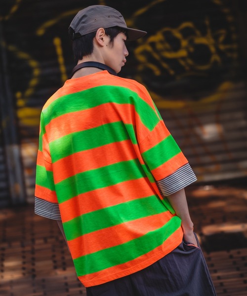 「improves」 「GRAFFITI」半袖Tシャツ FREE パープル メンズ_画像3