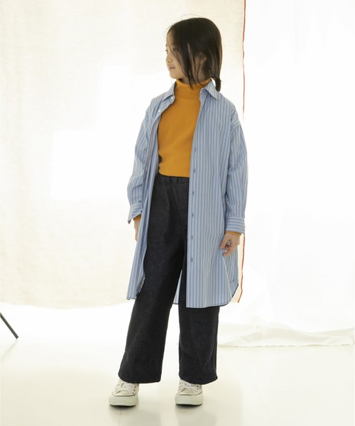 「ARCH & LINE」 「KIDS」長袖カットソー X-LARGE アクア キッズ_画像4