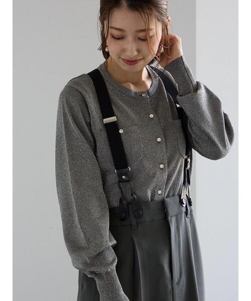 ティーチ Te chichi（テチチ） カーディガン ポケットデザインクルーネック