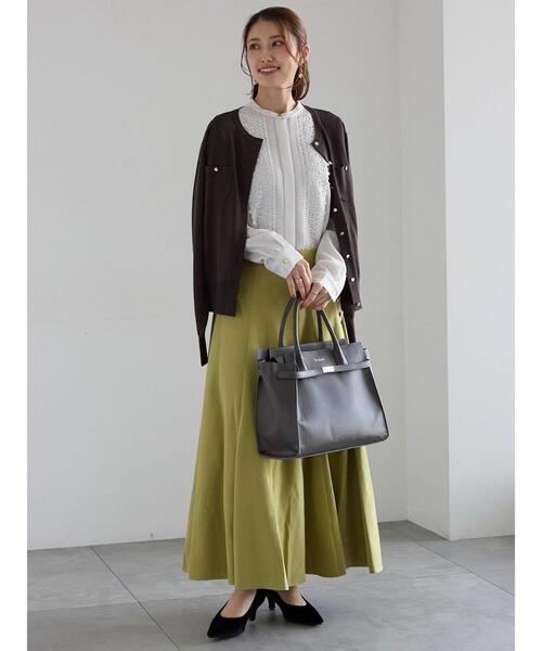 Te chichi（テチチ） カーディガン ポケットデザインクルーネック