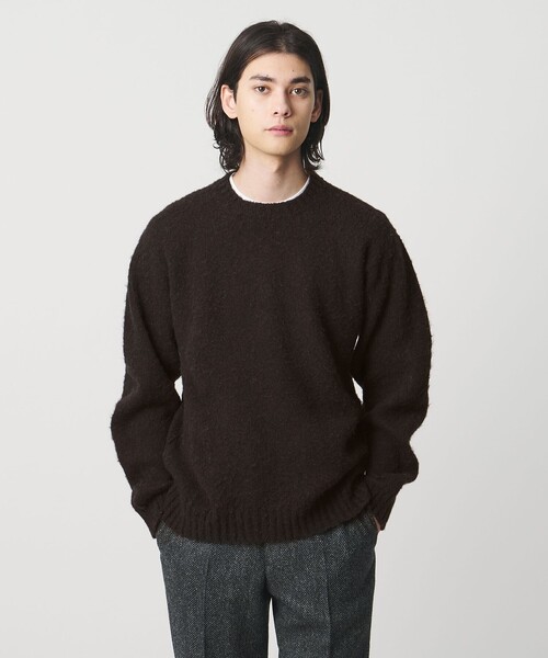 【美品❗️】stone  リブ　ニットセーター　ブラック　L Stone Island リブニットセーター | ブルー | FARFETCH JP
