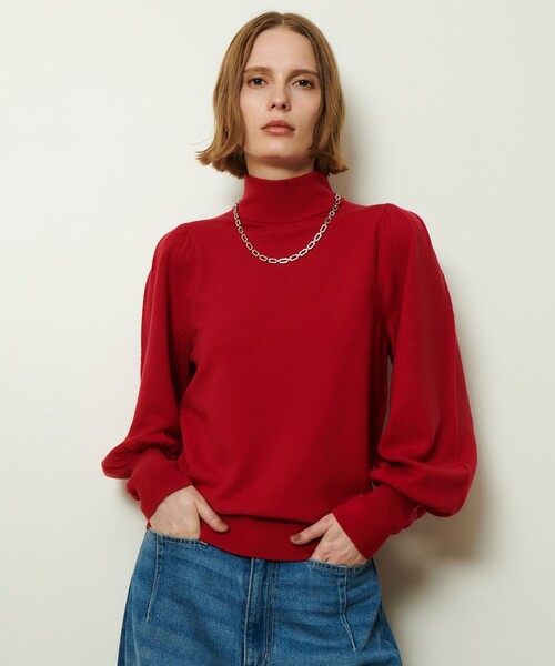 allureville(アルアバイル) ニット セーター パフタートルプル allureville(アルアバイル) ニット セーター パフタートルプル