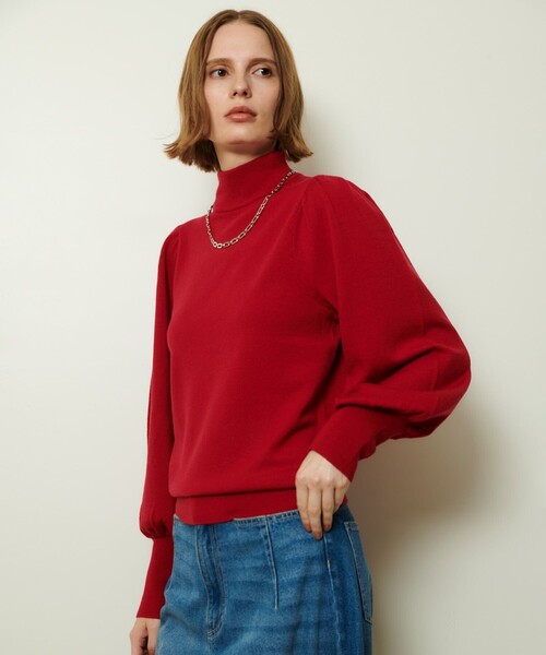 allureville（アルアバイル） ニット セーター パフタートルプル