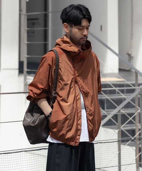 ATTACHMENT（アタッチメント） ブルゾン アウター NYタフタ フーデット