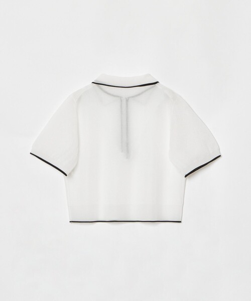 [LOULOU WILLOUGHBY] короткий рукав вязаный 2 черный женский 