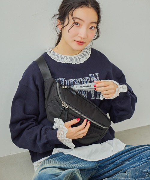 niko and…（ニコアンド） ウエストポーチ ウエストバッグ 「500ml