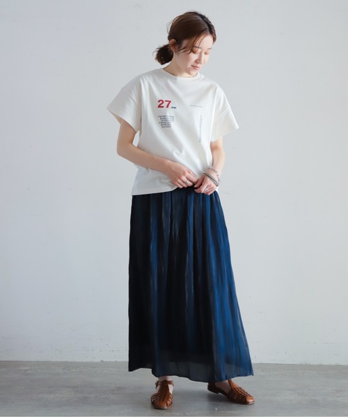 「NOMBRE IMPAIR」 半袖Tシャツ FREE グリーン レディース_画像9