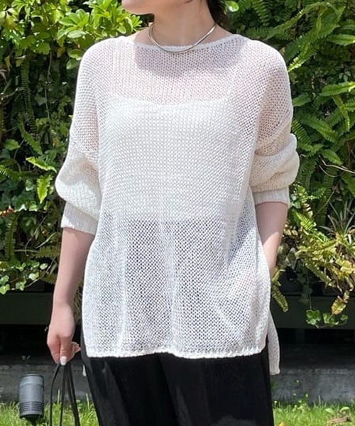 GALLARDAGALANTE（ガリャルダガランテ） 長袖ニット FREE ホワイト