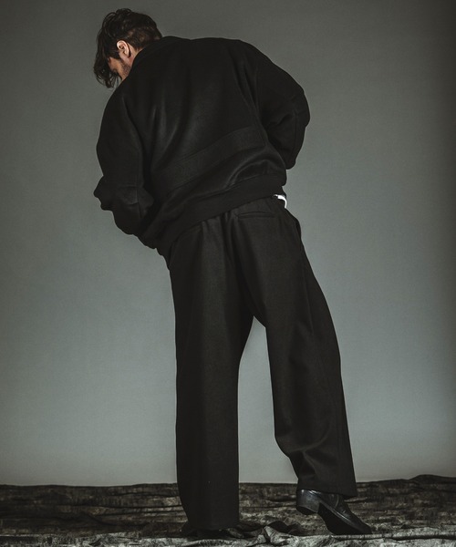 NO ID.（ノーアイディー） パンツ 「NO ID.」Cross Tuck Wide Trousers