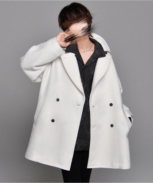 ADRER（アドラー） ピーコート X-SMALL グレー メンズ : ZOZOTOWN