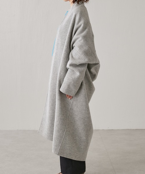 「COLLAGE GALLARDAGALANTE」 コート FREE ライトグレー レディース_画像3