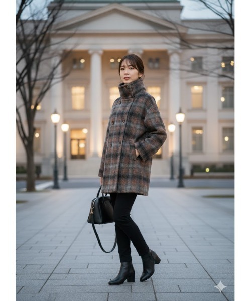 Day and Grade（デイアンドグレイド） コート アウター チェック柄