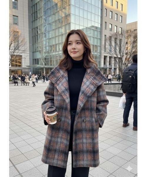 Day and Grade（デイアンドグレイド） コート アウター チェック柄