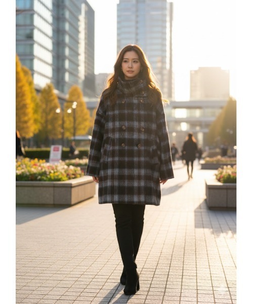 Day and Grade（デイアンドグレイド） コート アウター チェック柄