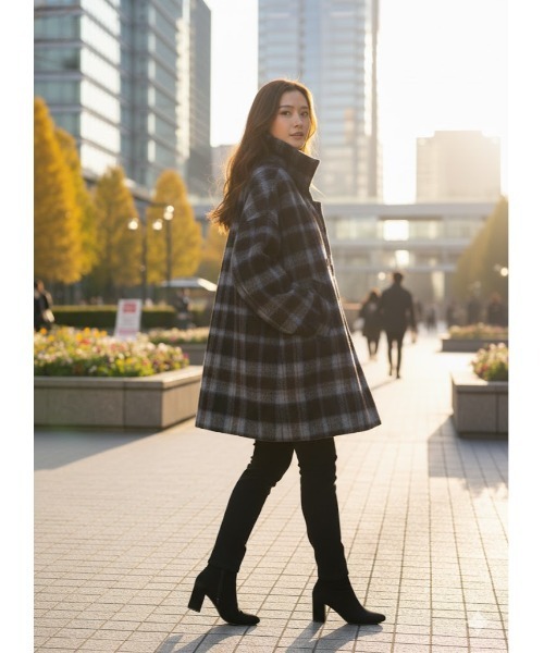 Day and Grade（デイアンドグレイド） コート アウター チェック柄