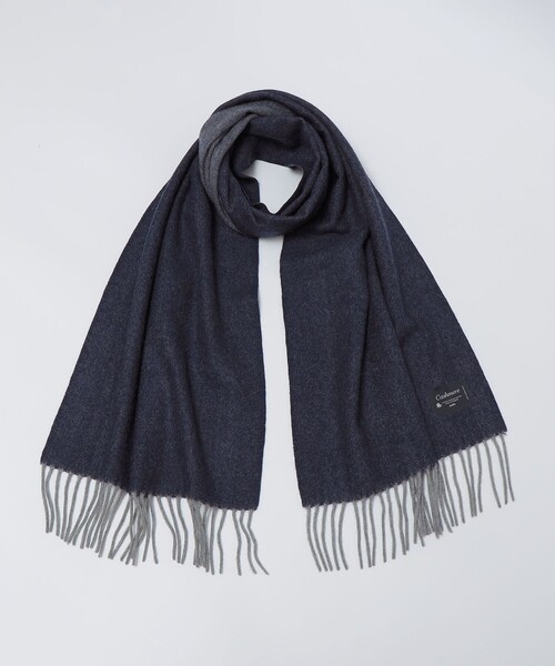 SHIPS（シップス） マフラー SHIPS: カシミヤ ヘリンボーン