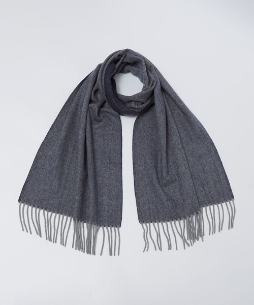 SHIPS（シップス） マフラー SHIPS: カシミヤ ヘリンボーン