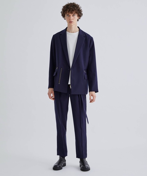 CULLNI（クルニ） スラックス 2 ネイビー メンズ : ZOZOTOWN Yahoo!店