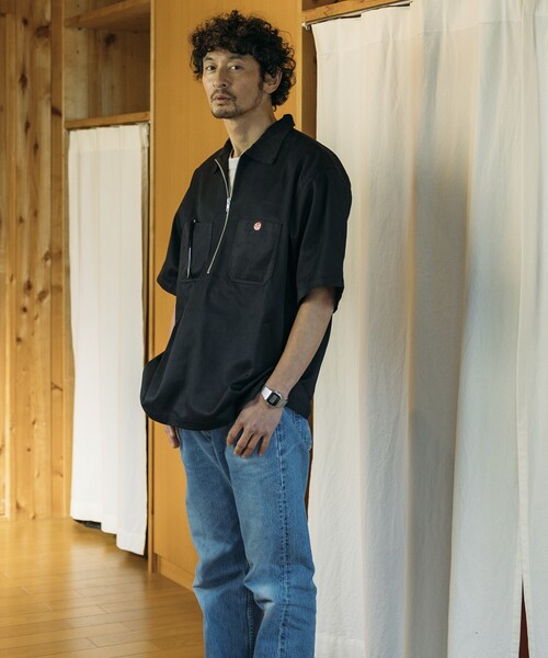 「RED KAP」 半袖シャツ LARGE ベージュ メンズ_画像2