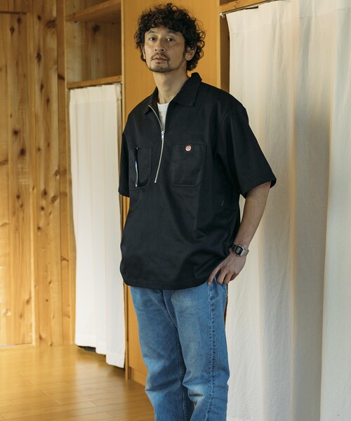 「RED KAP」 半袖シャツ LARGE ベージュ メンズ_画像3