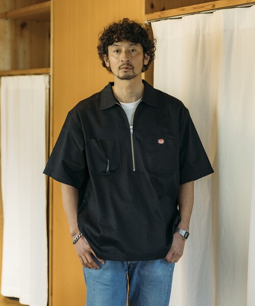 「RED KAP」 半袖シャツ LARGE ベージュ メンズ_画像7