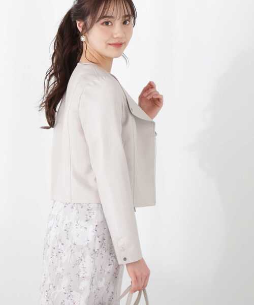 「PROPORTION BODY DRESSING」 ライダースジャケット SMALL ブラック レディース_画像6