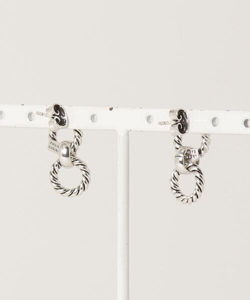 「PHILIPPE AUDIBERT」 ピアス（両耳用） ONE SIZE シルバー レディース_画像2