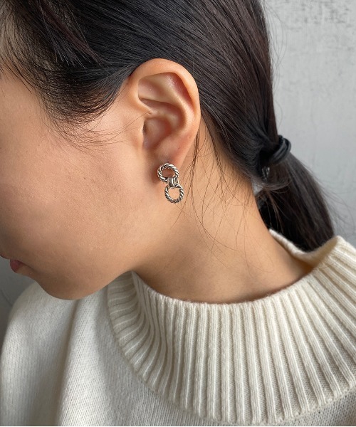 「PHILIPPE AUDIBERT」 ピアス（両耳用） ONE SIZE シルバー レディース_画像4