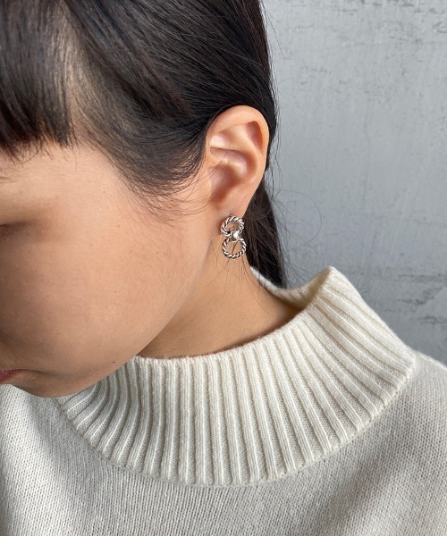 「PHILIPPE AUDIBERT」 ピアス（両耳用） ONE SIZE シルバー レディース_画像5