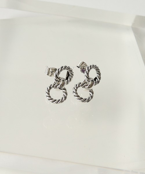 「PHILIPPE AUDIBERT」 ピアス（両耳用） ONE SIZE シルバー レディース_画像8