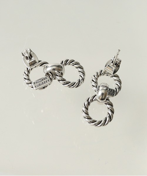「PHILIPPE AUDIBERT」 ピアス（両耳用） ONE SIZE シルバー レディース_画像9