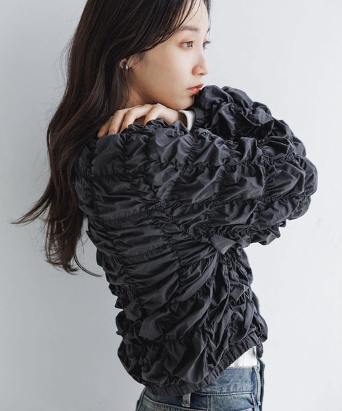 「LOWRYS FARM」 ブルゾン FREE アイボリー レディース_画像5