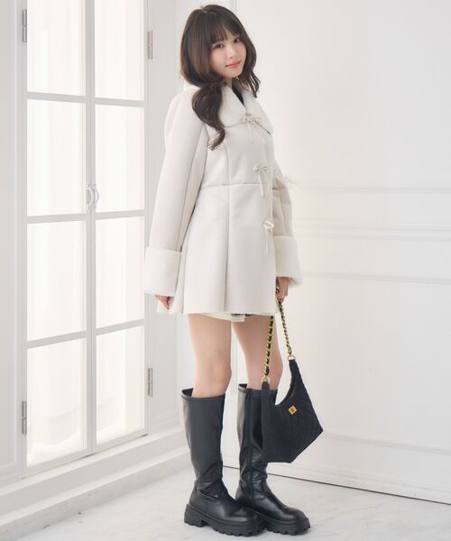 Emsexcite（エムズエキサイト） コート アウター Fファー襟スエード