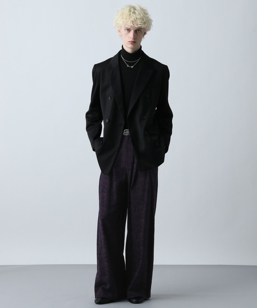 HARE(ハレ) スラックス VINTAGEジャガードワイドパンツ(HARE) メンズ HARE(ハレ) スラックス VINTAGEジャガードワイドパンツ(HARE) メンズ