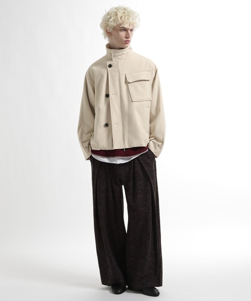 HARE（ハレ） ワイドパンツ スラックス VINTAGEジャガードワイドパンツ