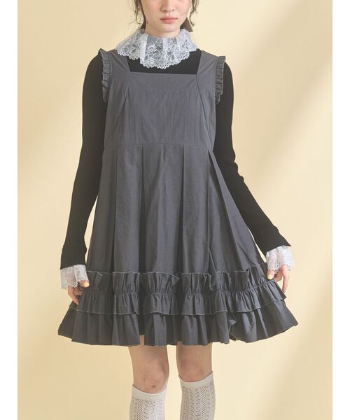 merry jenny（メリージェニー） ワンピース タックフリルミニ