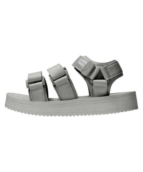 「SHAKA」 サンダル X-LARGE グレー メンズ_画像4
