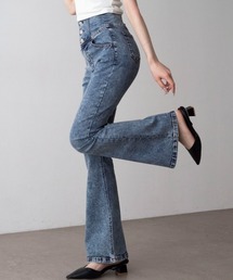 ハイウエストフレアデニムパンツ WEGO（ウィゴー） ジーンズ デニム デニムパンツ WEGO/「26年春夏新作