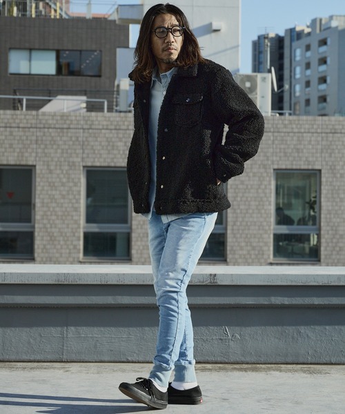 WP westpoint ボアジャケット L ブルー WP WESTPOINT（ダブルピー ウエストポイント） ブルゾン アウター WP